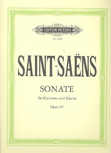 Saint-Saëns C: Sonate